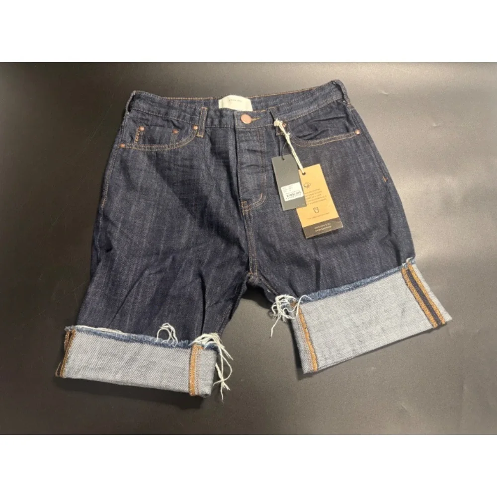One Teaspoon NWT Men's Organic Raw Bandit Shorts Raw Indigo Size‎ 31 - Picture 2 of 6